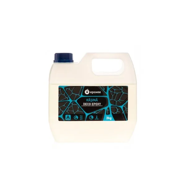 DECO - Rășină epoxy pentru turnare - 3kg rășină + 0.9kg întăritor